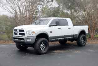 side view of a ram truck