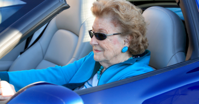 side view of a customized car