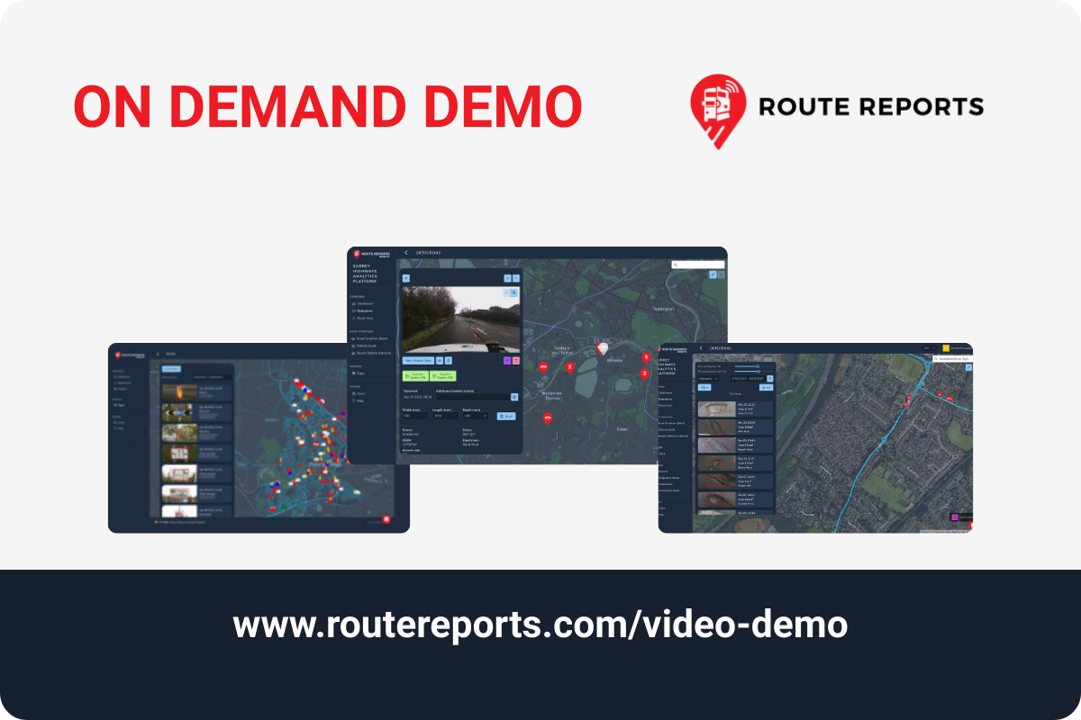 Route Reports road maintenance platform - live demo