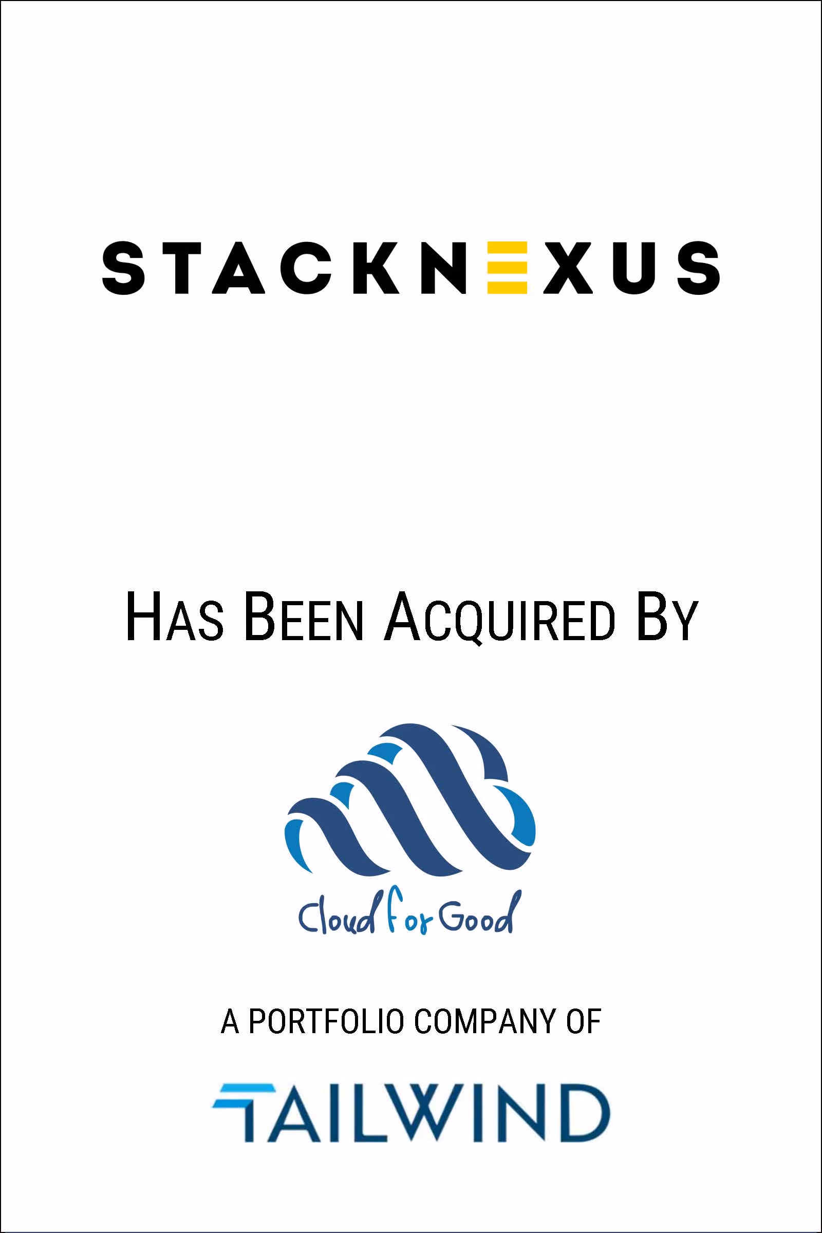 StackNexus acquired by cloud for good tombstone