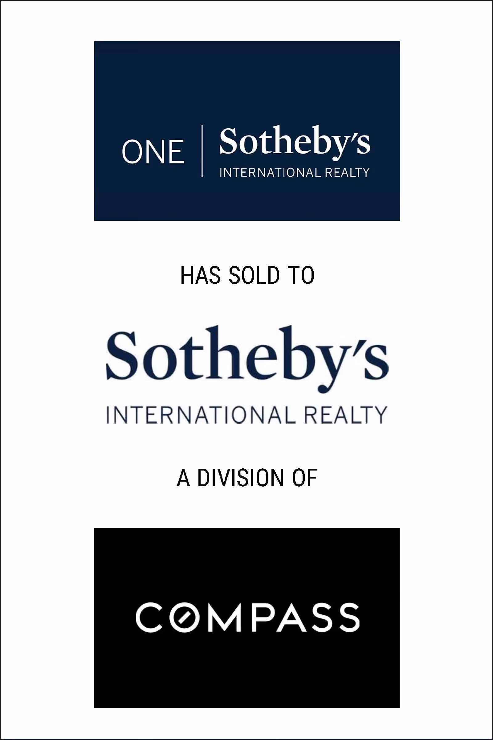  One Sothebys International Acquired by Compass Tombstone