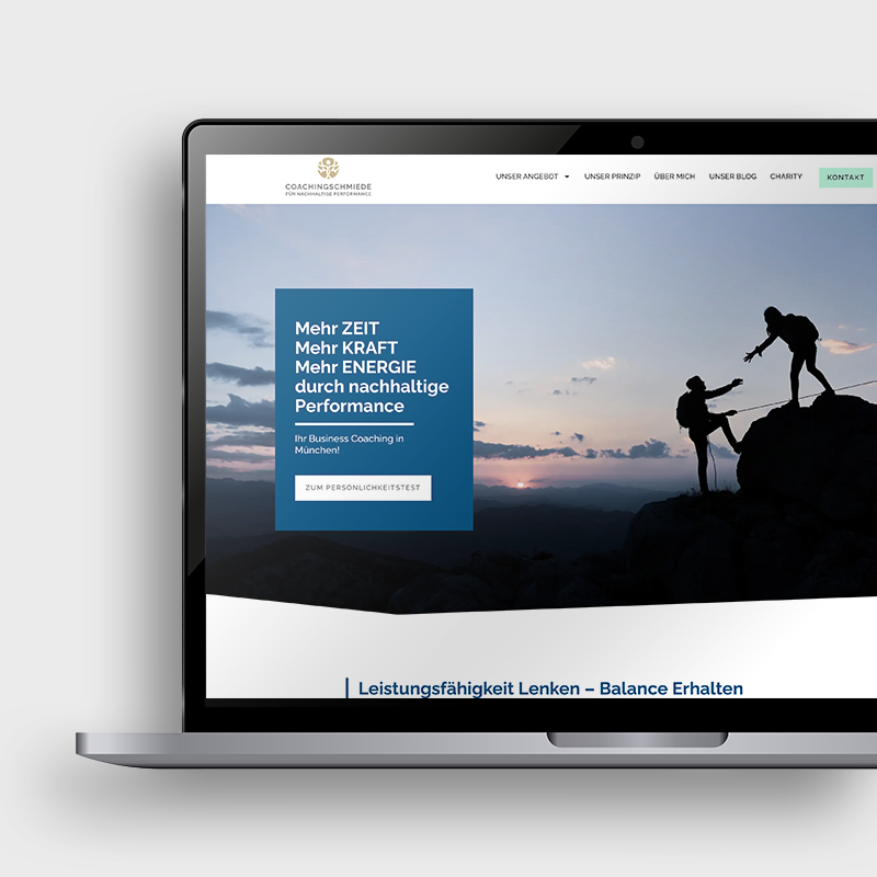Coachingschmiede website