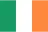 Flag of Ireland with vertical green, white, and orange stripes.