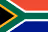 Flag of South Africa with green Y-shape, black, red, blue, white, and yellow colors.