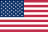 United States flag with 50 white stars on blue and 13 red and white stripes.