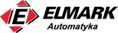 Elmark Automatyka logo with stylized E in red and black geometric shape.