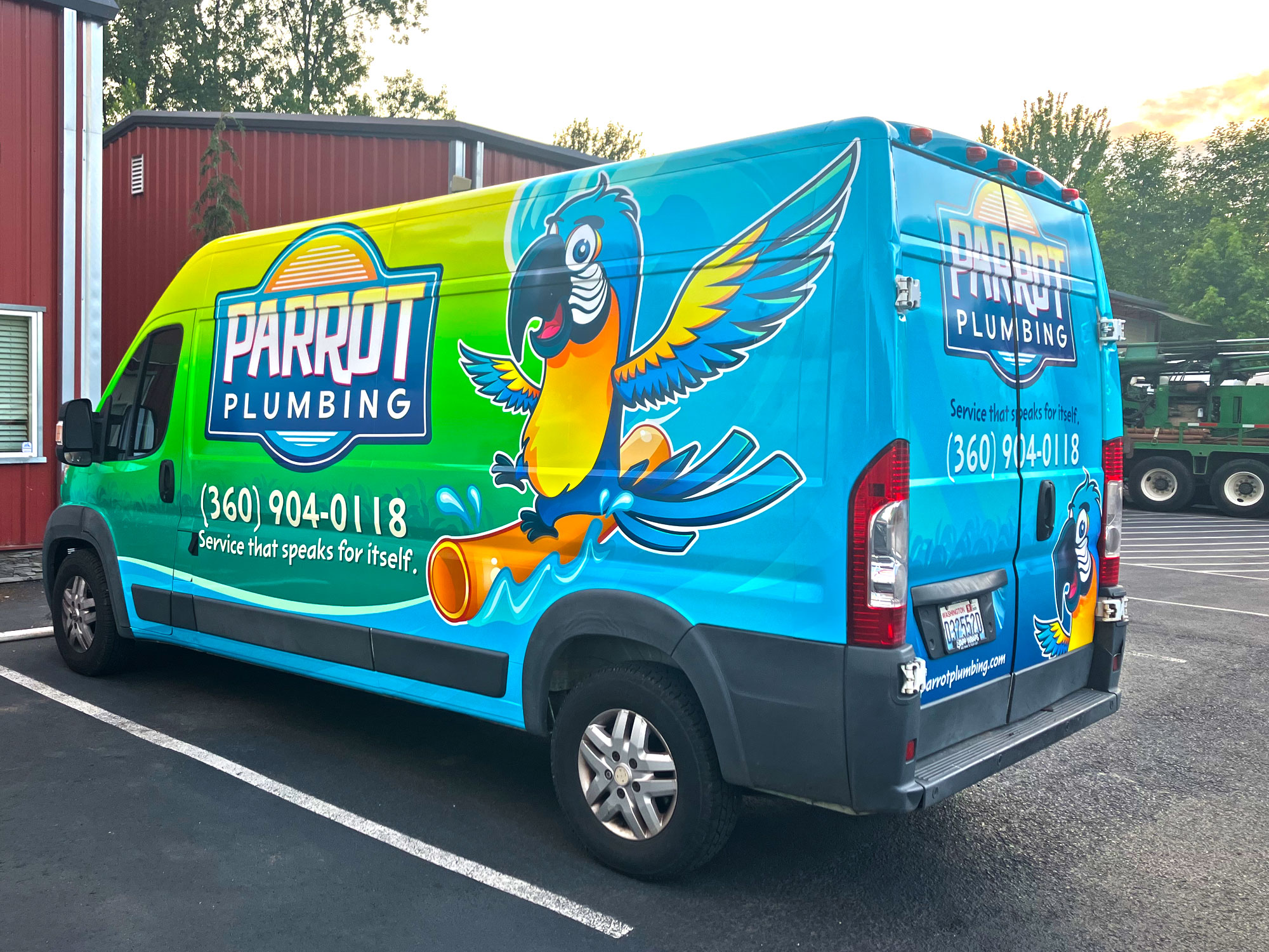 Plumbing Van Wrap Vancouver 