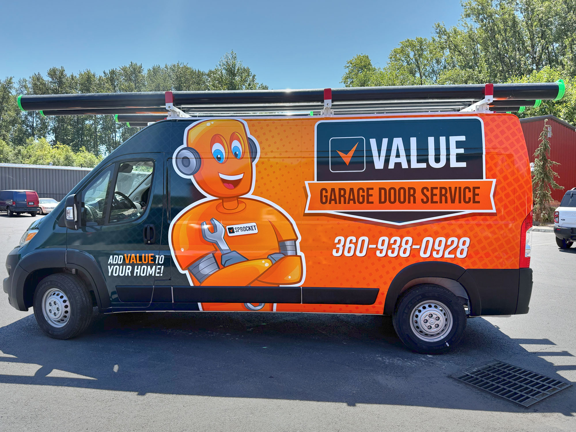 Garage Door Company Van Wraps