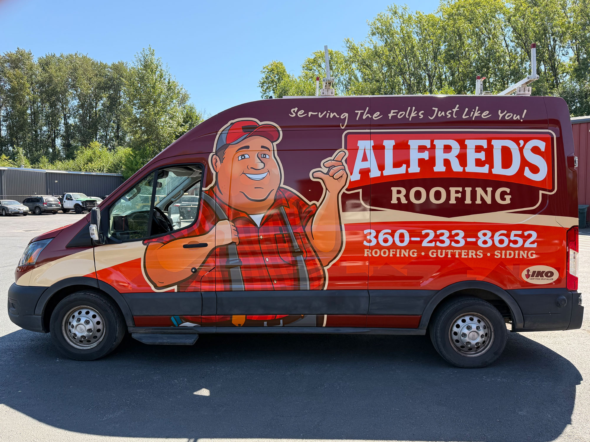 Roofing Van Wraps