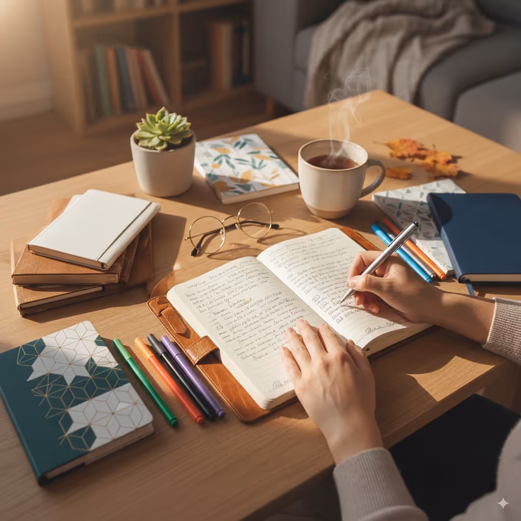 10 Proven Journaling Techniques + 50 Journal Prompts for Self-Discovery