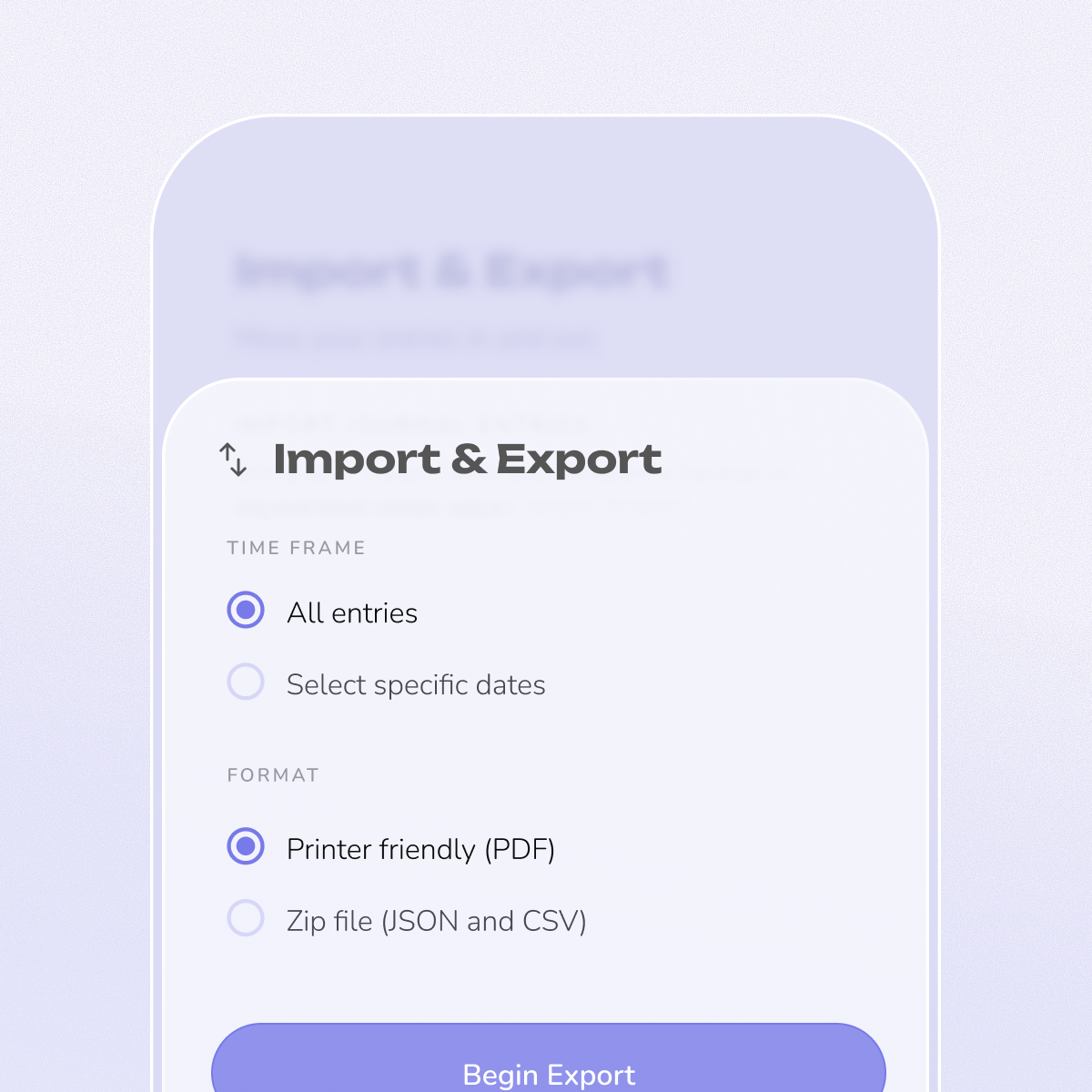 Import & Export