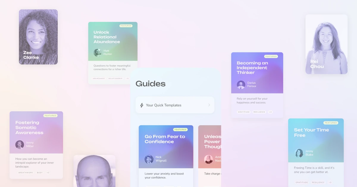 Building the world's largest library of guided journaling practices.