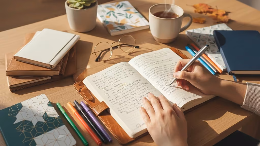10 Proven Journaling Techniques + 50 Journal Prompts for Self-Discovery