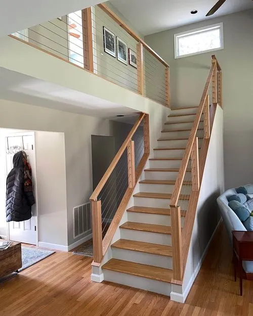 A professionally remodelled staircase for our client.