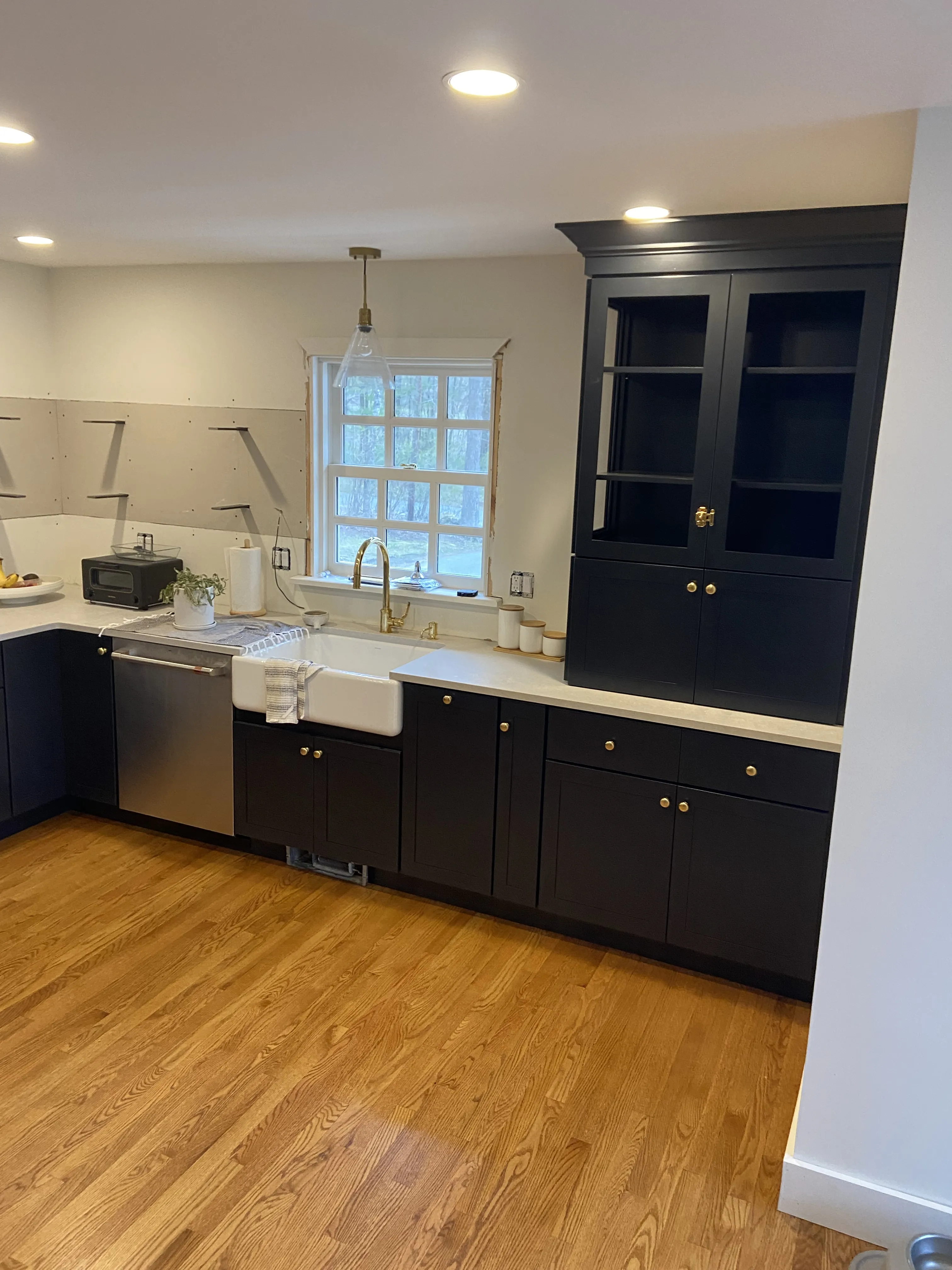 A custom shower to the clients specifications