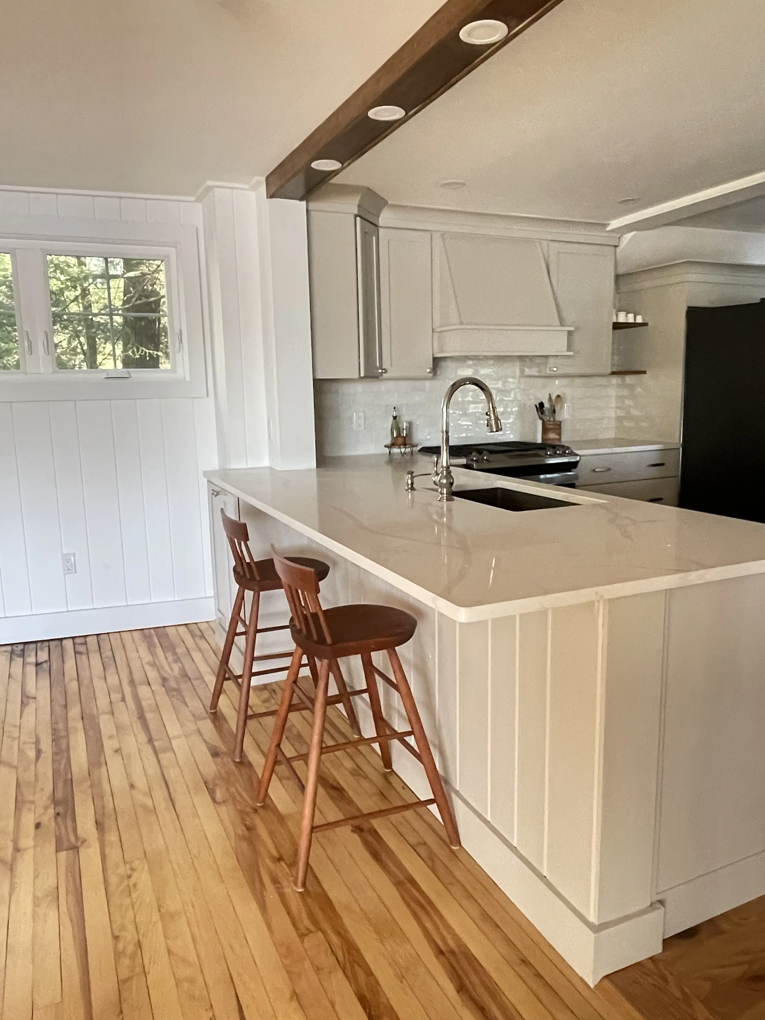 A custom shower to the clients specifications