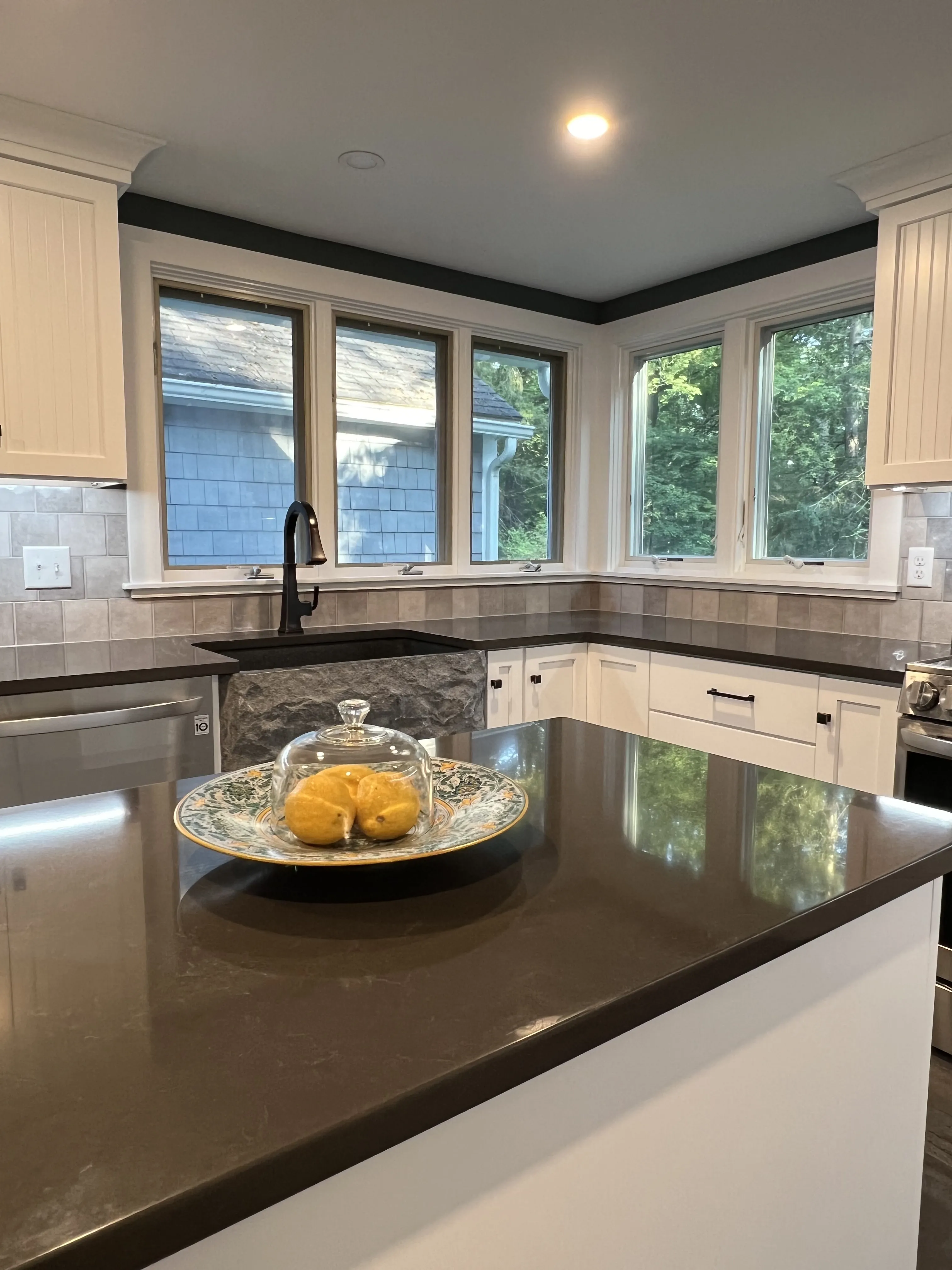 A custom shower to the clients specifications