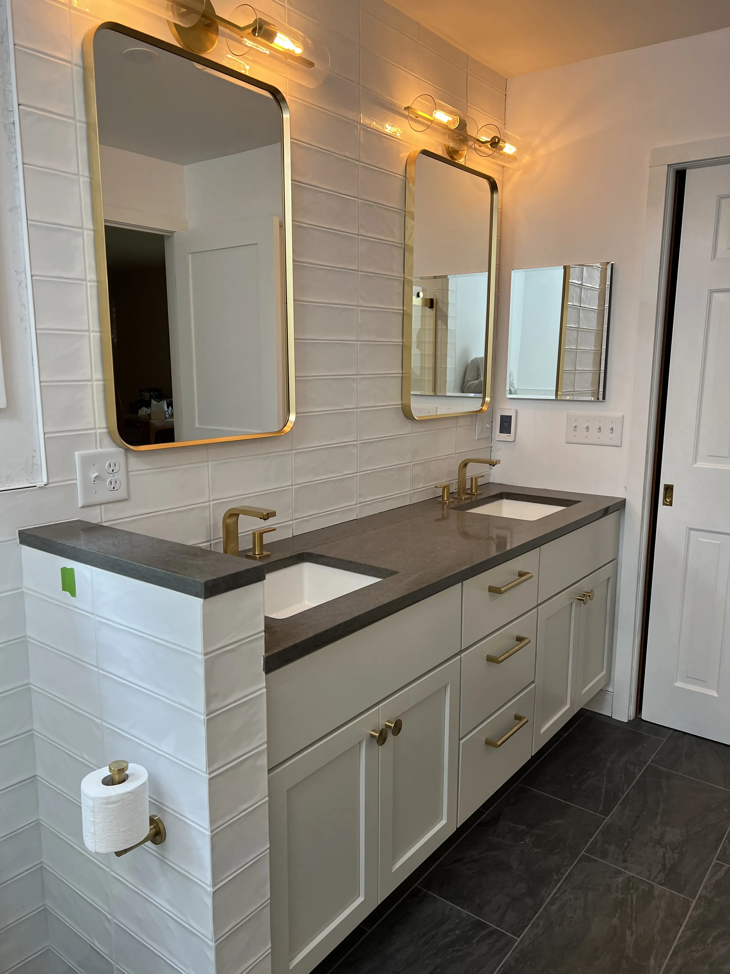 A custom shower to the clients specifications