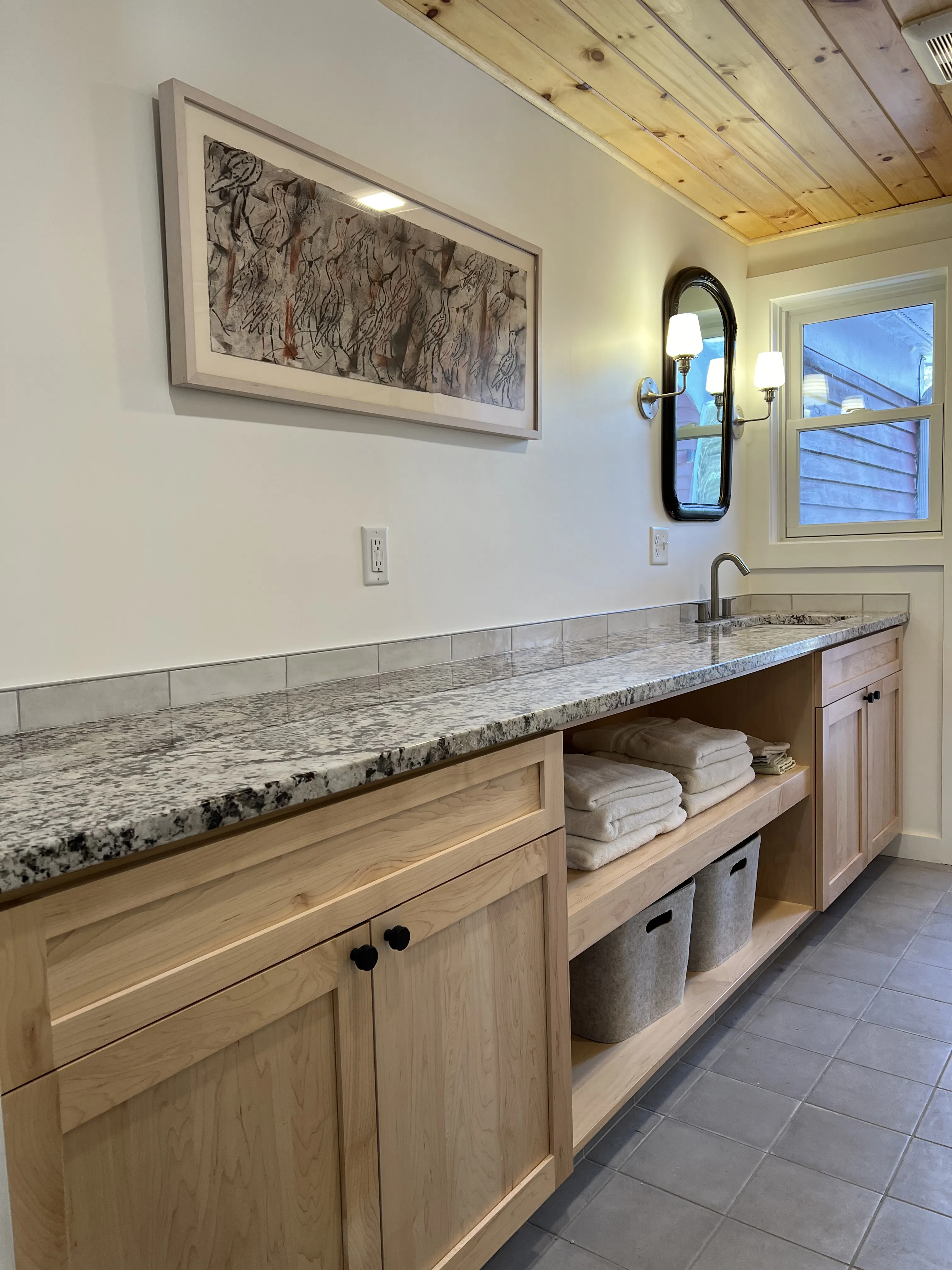 A custom shower to the clients specifications