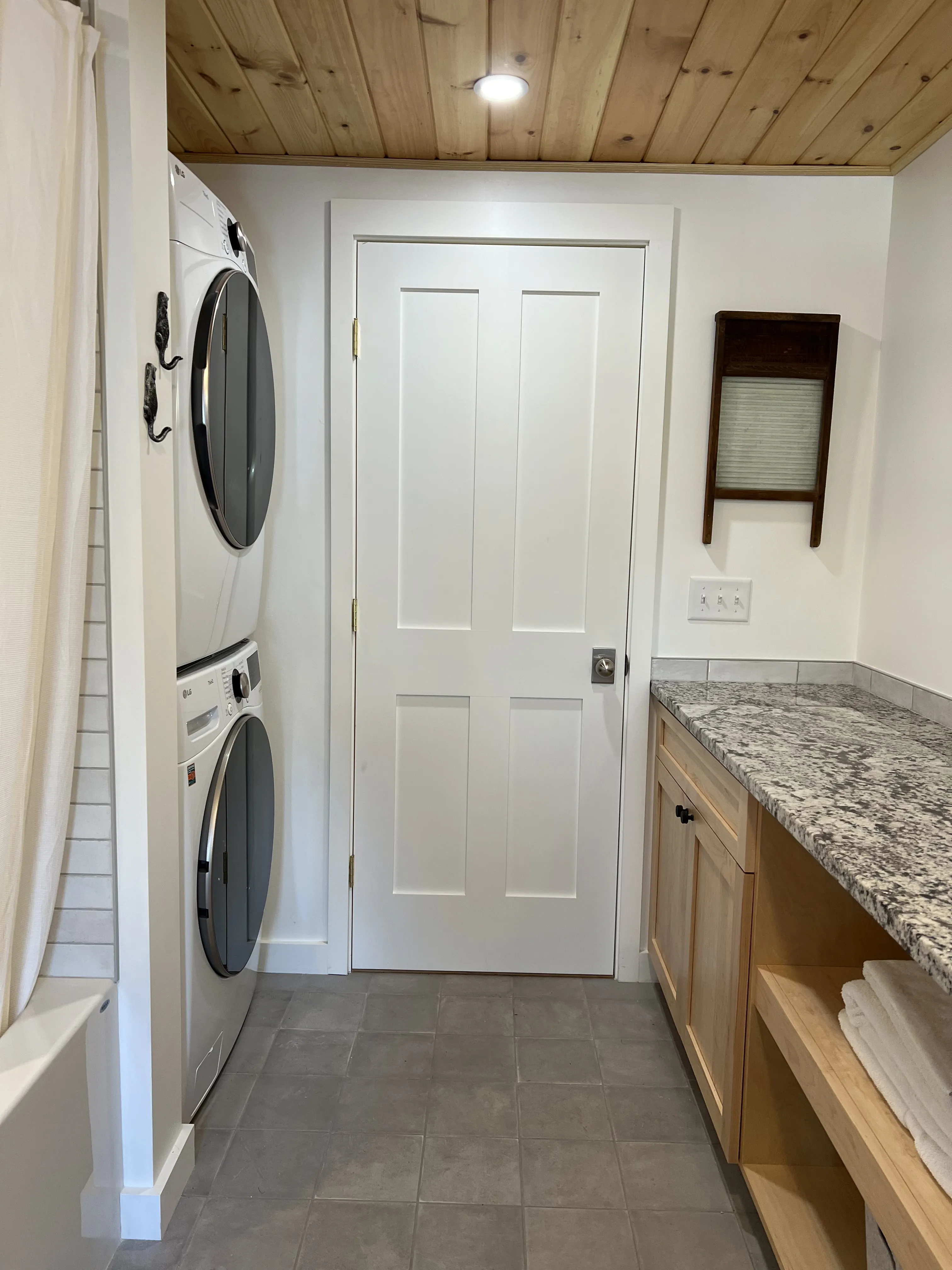 A custom shower to the clients specifications