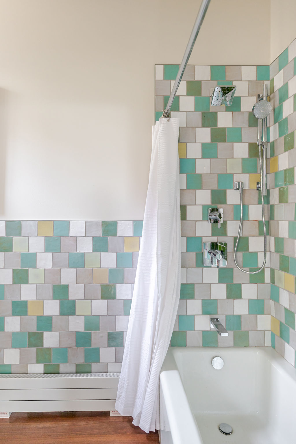 A custom shower to the clients specifications