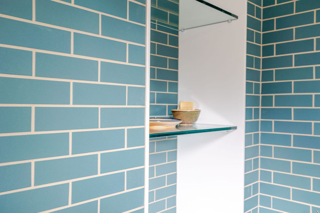A custom shower to the clients specifications