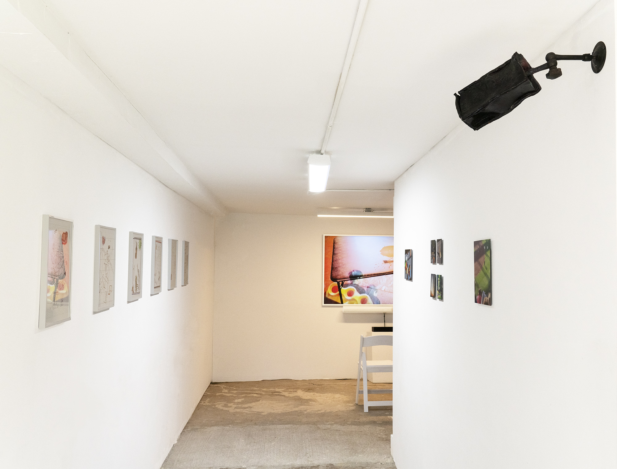 installation view of Recollection at Queen Rose Art House
