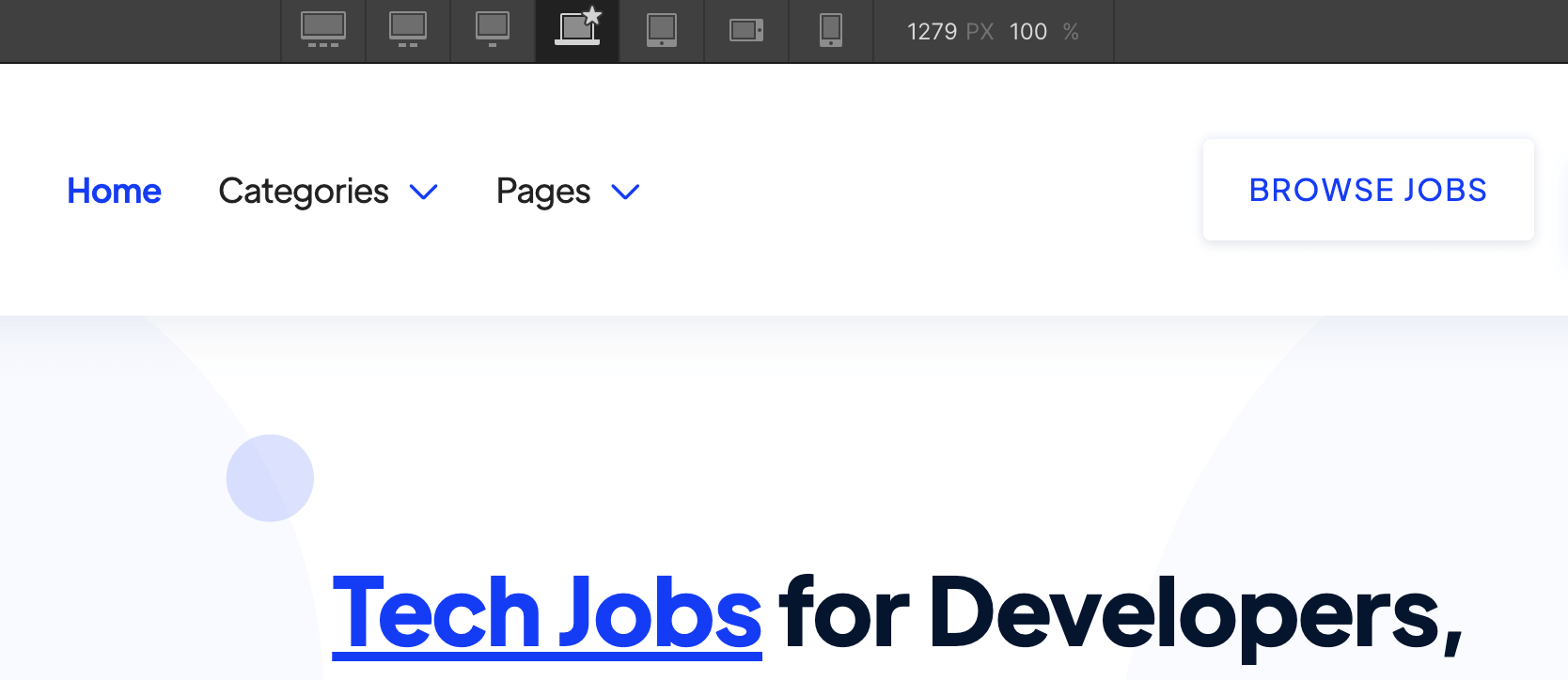 Responsive Design - Jobs Webflow Template