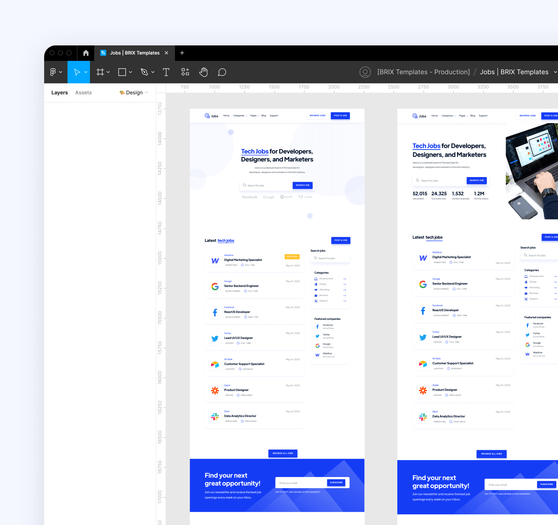 Figma File Included - Jobs Webflow Template
