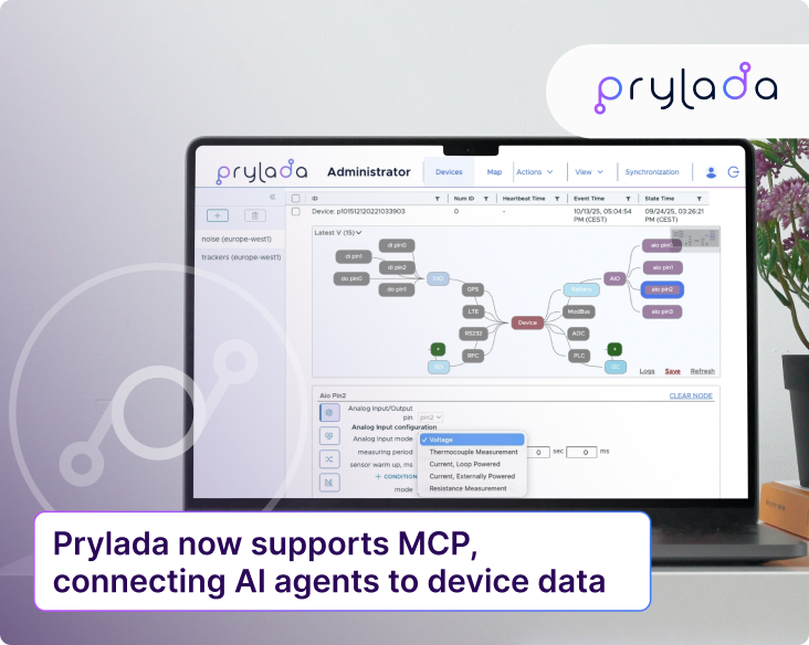 Prylada now supports MCP, connecting AI agents to device data