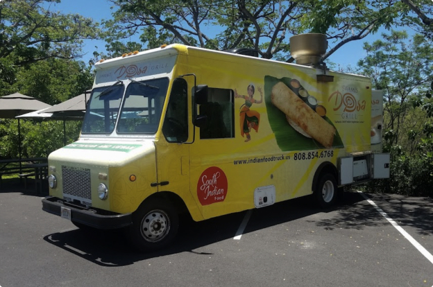Yellow food truck
