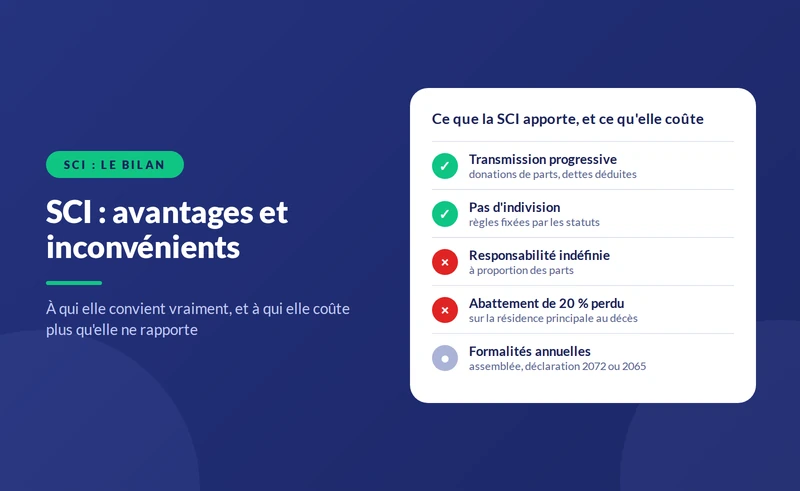 SCI : avantages et inconvénients, à qui convient-elle vraiment ?