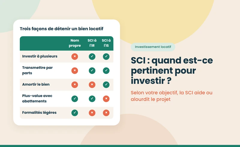 SCI pour un investissement locatif : quand est-ce pertinent ?