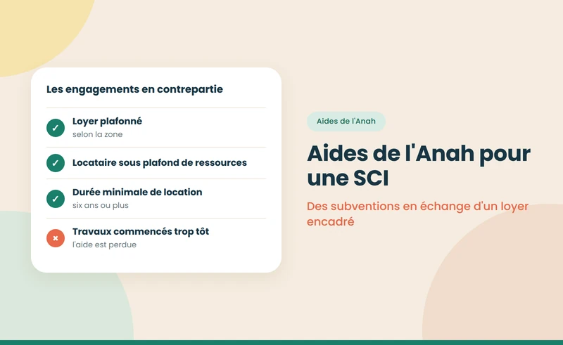 Subventions de l'Anah pour une SCI : conditions et démarches