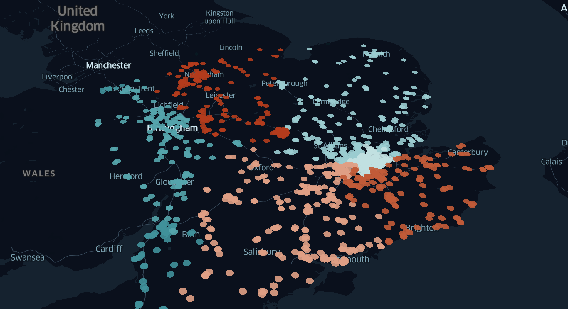 Variability in electricity production infrastructure carbon emissions