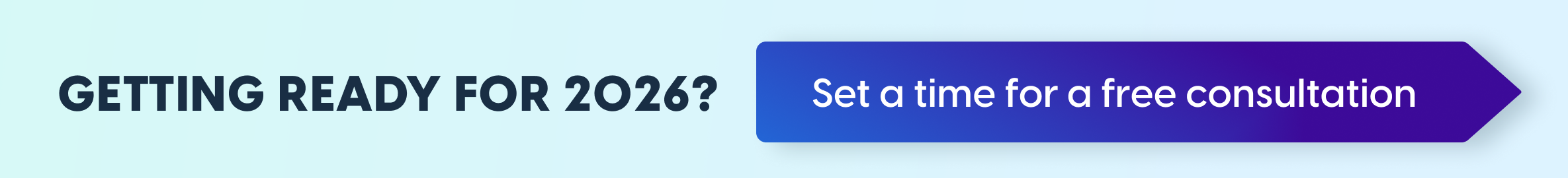 Getting ready for 2026? Schedule a free consultation 