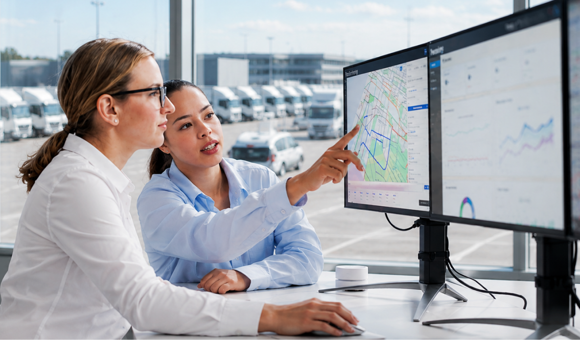 Fleet managers working on automations