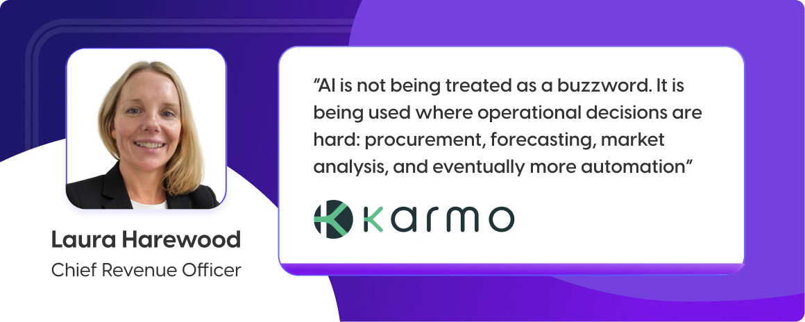 Laura Harewood, of Karmo