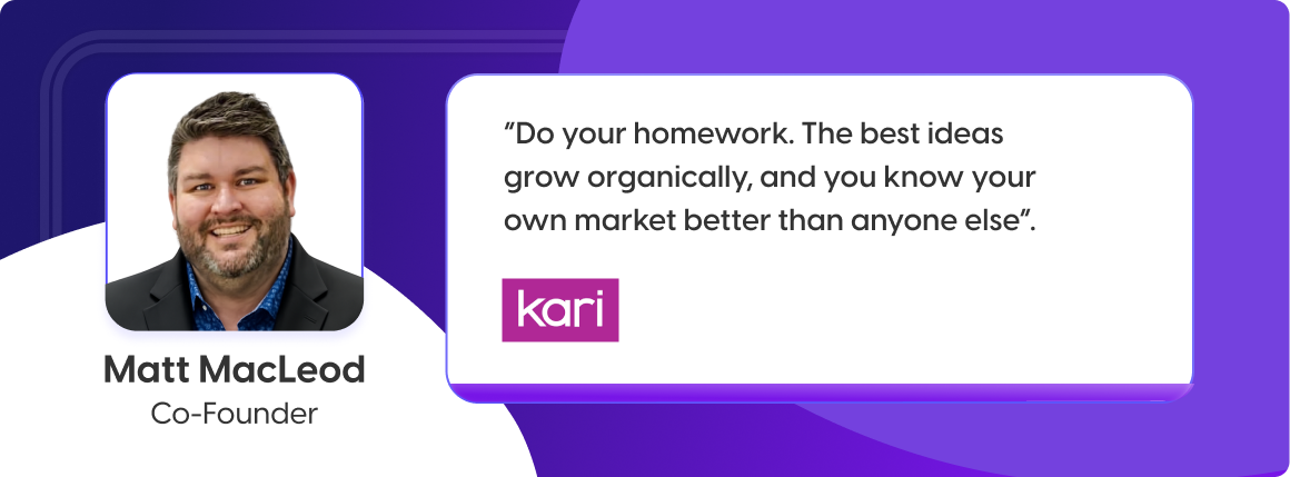 Matt MacLeod, of Kari Ride Hailing