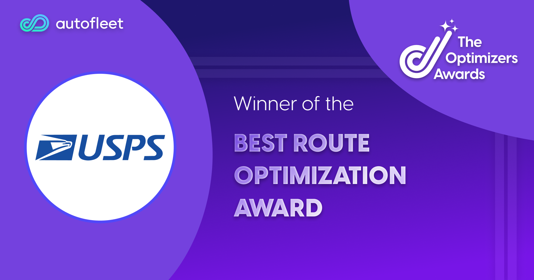 USPS, Winner of the Best Route Optimization Award
