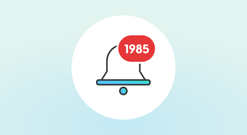 Notification bell showing 1985 alerts, illustrating fleet data overload