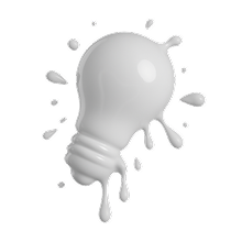 Light Bulb dripping glue