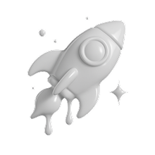 Little rocket dripping glue