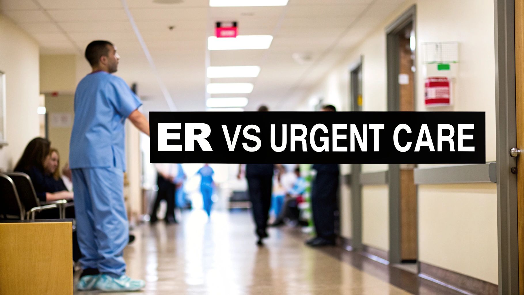 Emergency Room vs Urgent Care Your UK Healthcare Guide