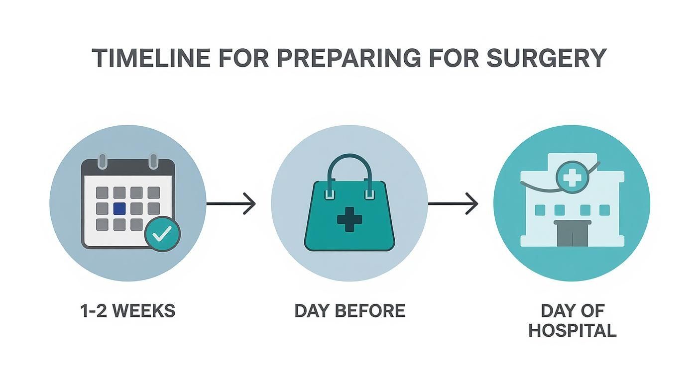 Infographic about deviated septum surgery