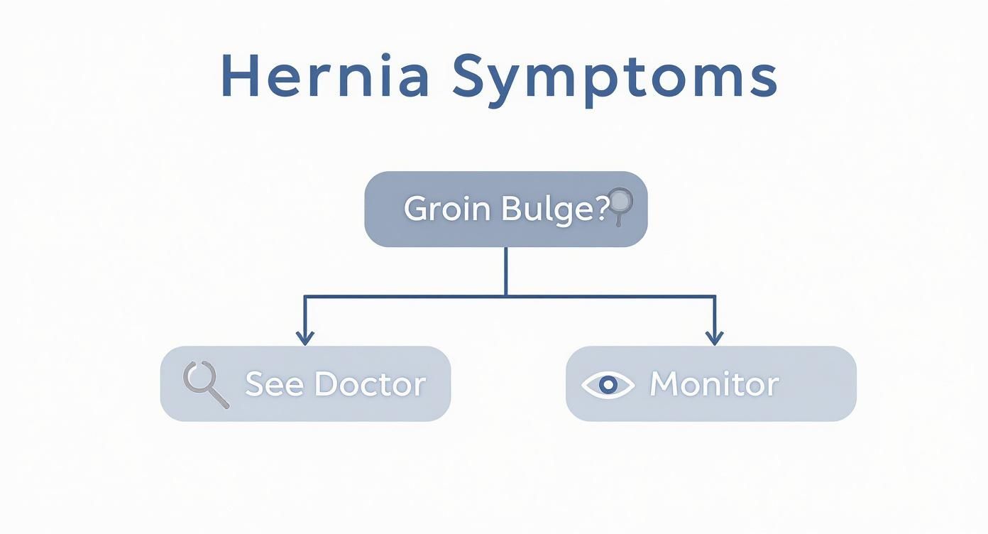 Infographic about inguinal hernia repair