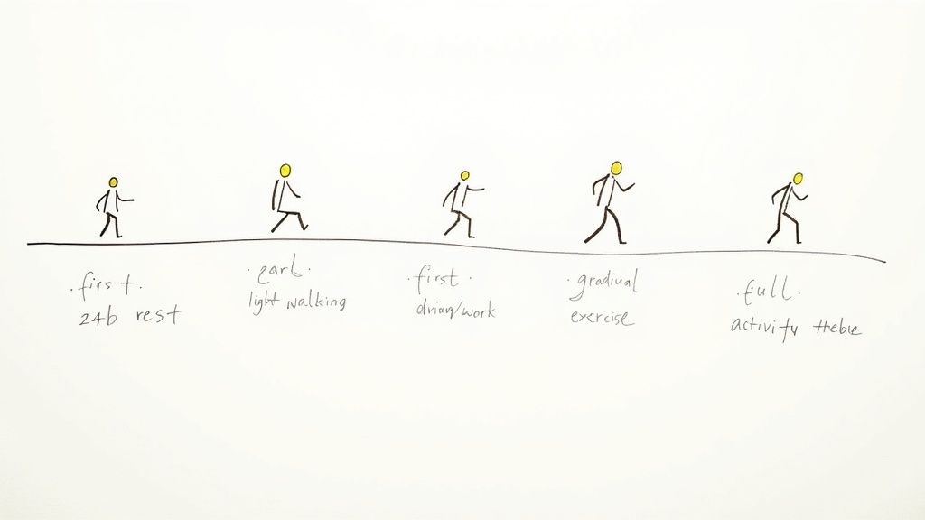 A person resting and recovering after surgery.