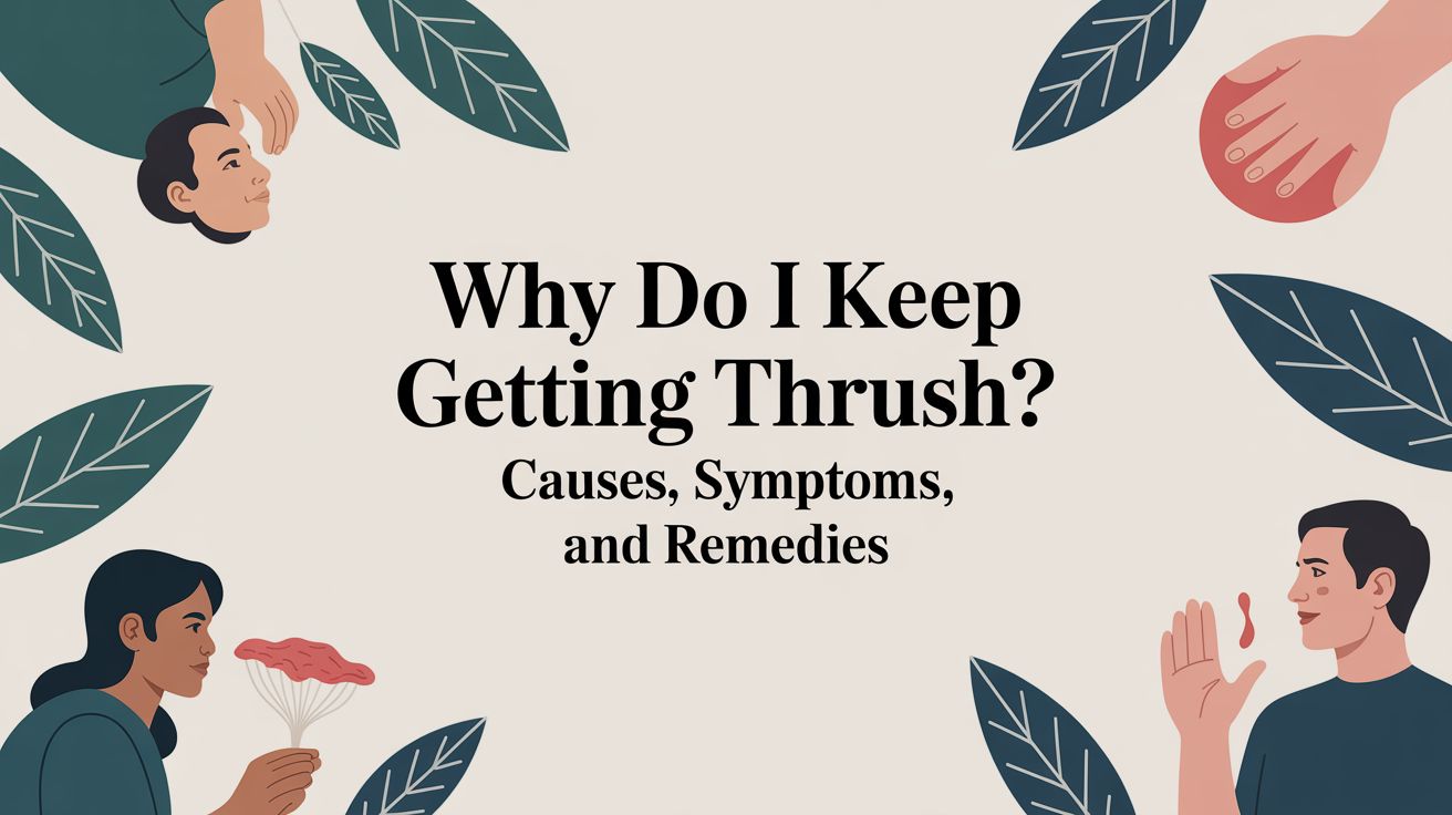 why do i keep getting thrush? Causes, symptoms, and remedies