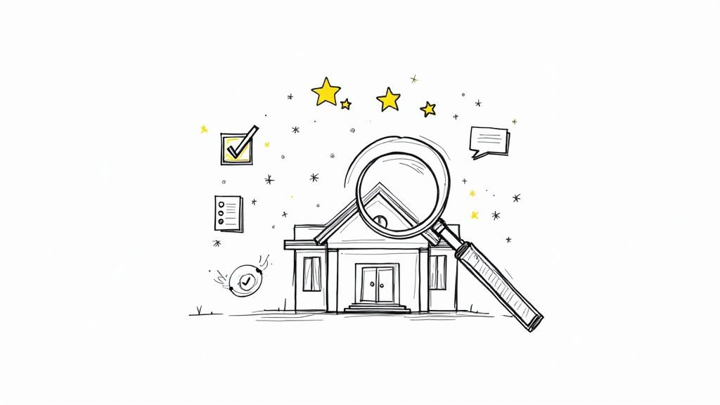 A doctor discussing options with a patient in a modern clinic.