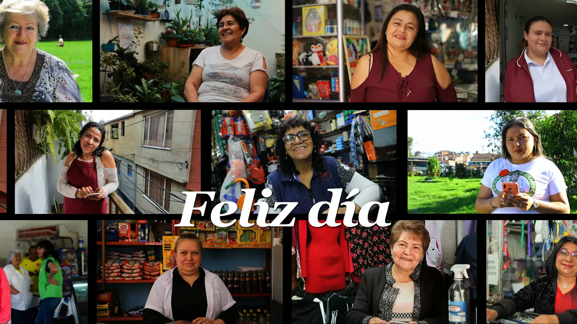 Video edition text mosaic